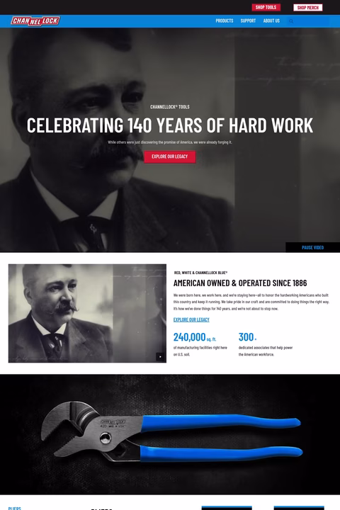 Channellock Homepage 1440px