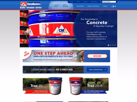 Chemmasters Homepage 1440px