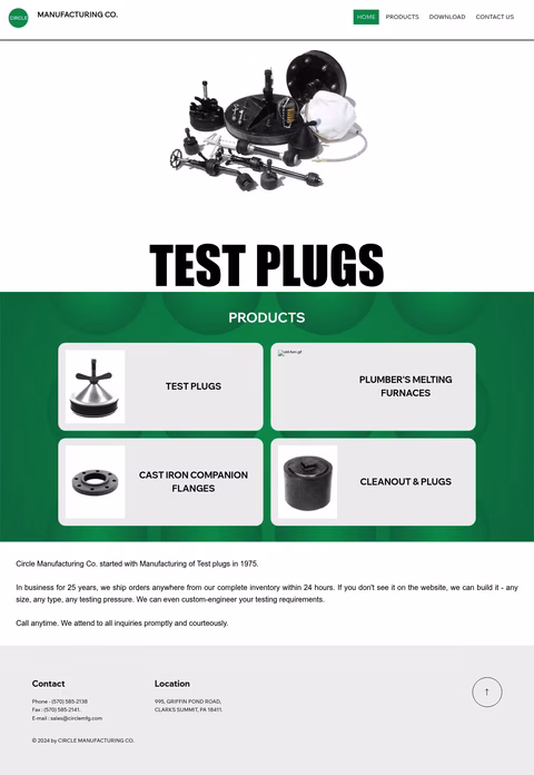 Circle-Manufacturing Homepage 1440px