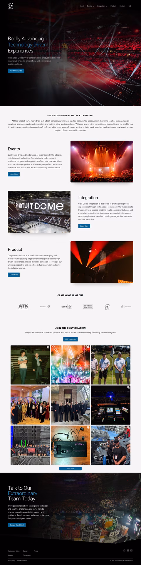 Clair-Global Homepage 1440px