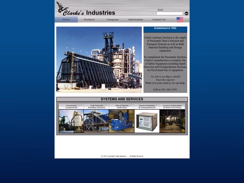 Clarkes-Industries Homepage 1440px