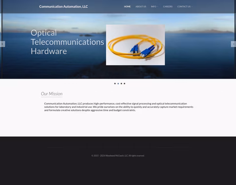 Communication-Automation-Corporation Homepage 1440px