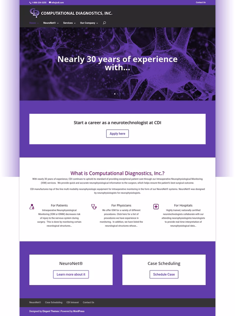 Computational-Diagnostics-Inc Homepage 1440px