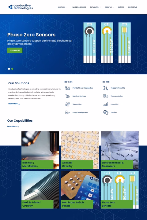 Conductive-Technologies Homepage 1440px