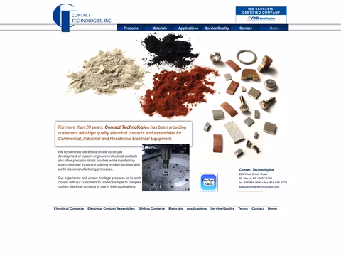 Contact-Technologies Homepage 1440px