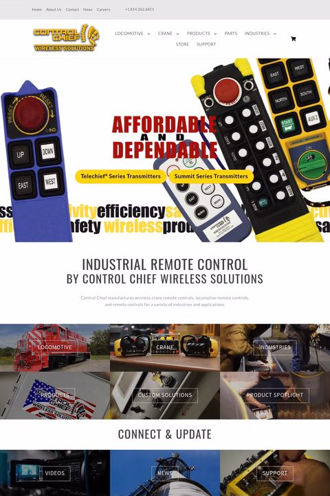 Control-Chief-Wireless-Solutions Homepage 1440px