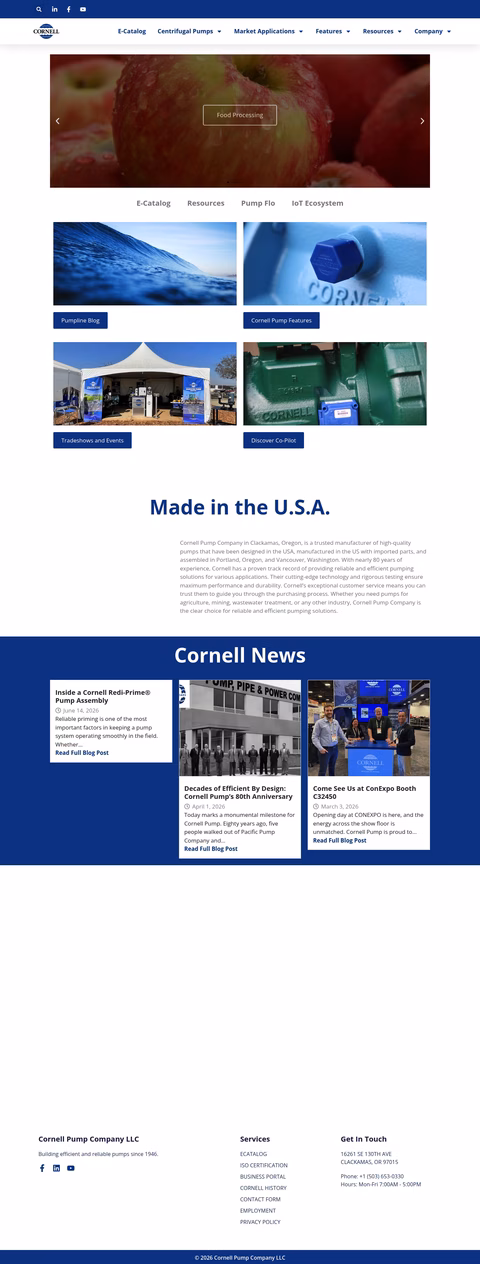 Cornell-Pump-Company Homepage 1440px