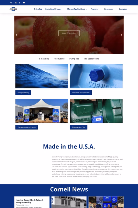 Cornell-Pump-Company Homepage 1440px