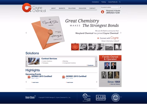 Coyne-Chemical Homepage 1440px