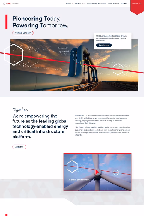 Crc-Evans Homepage 1440px