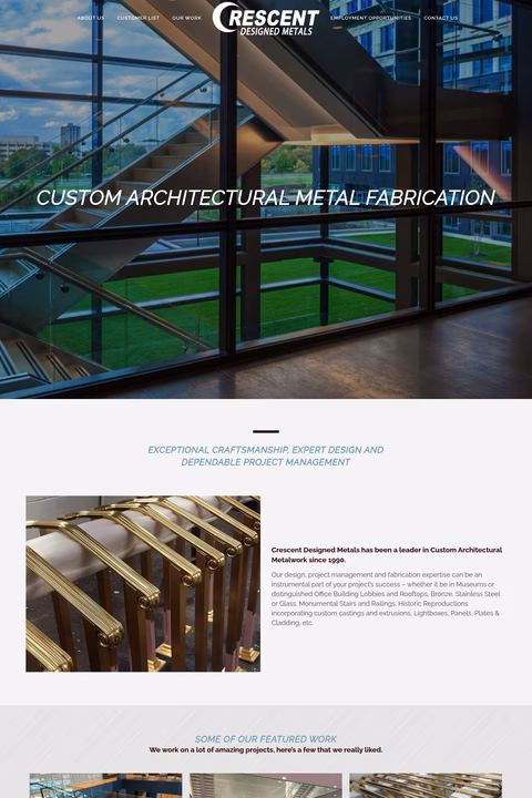 Crescent-Designed-Metals Homepage 1440px