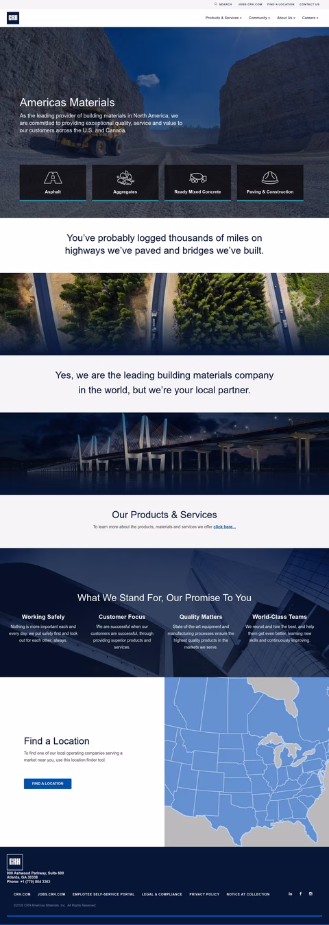 Crh-Americas-Materials Homepage 1440px