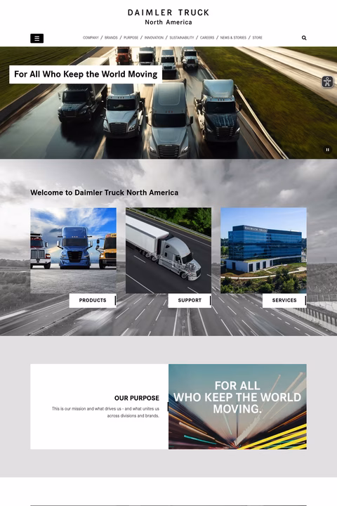 Daimler-Truck-North-America Homepage 1440px