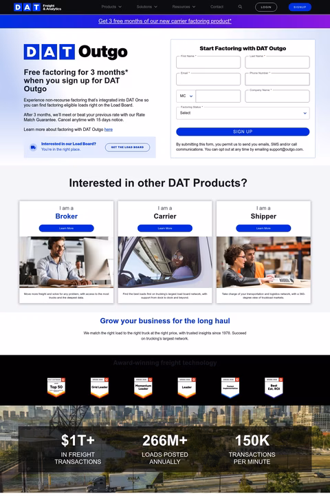 Dat-Solutions Homepage 1440px