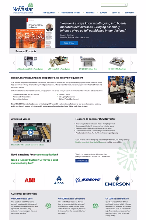 Ddm-Novastar Homepage 1440px