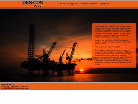 Den-Con-Tool Homepage 1440px