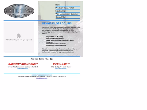 Dennis-Filges-Company Homepage 1440px