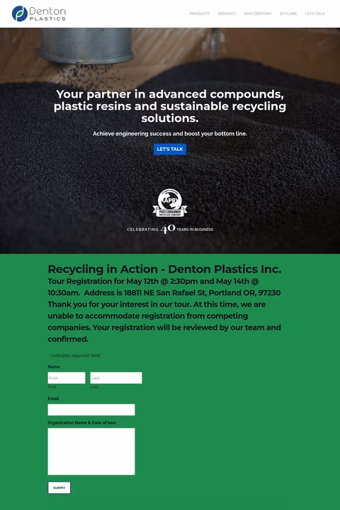 Denton-Plastics Homepage 1440px