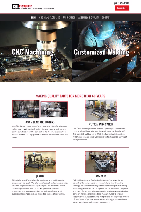 Dhl-Machine-Tool Homepage 1440px