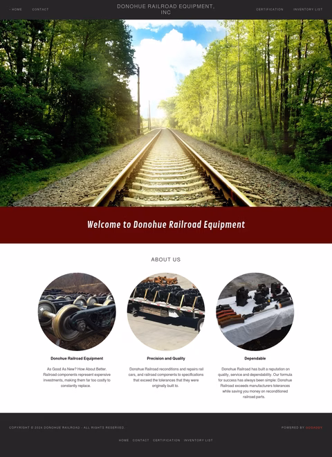 Donohue-Railroad-Equipment Homepage 1440px
