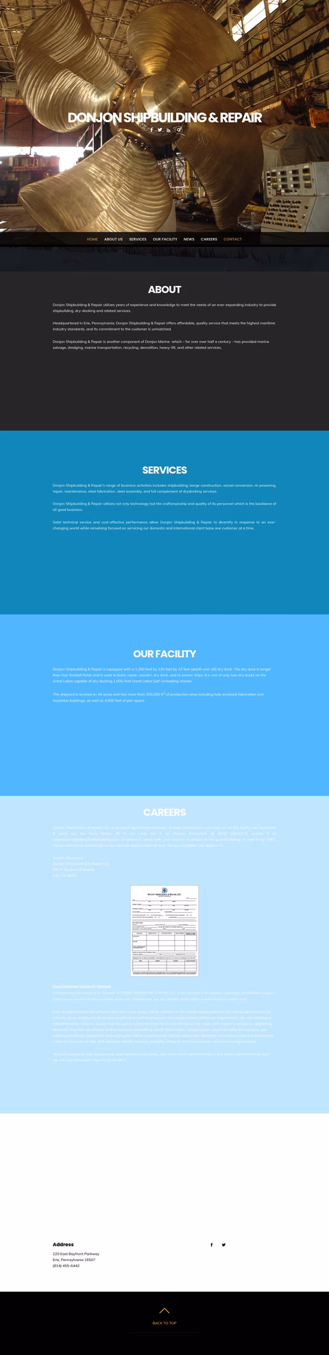 Donjon-Shipbuilding-Repair Homepage 1440px