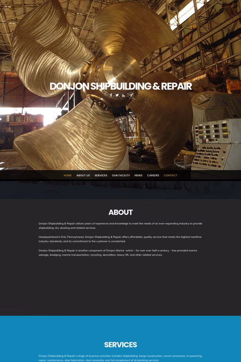 Donjon-Shipbuilding-Repair Homepage 1440px