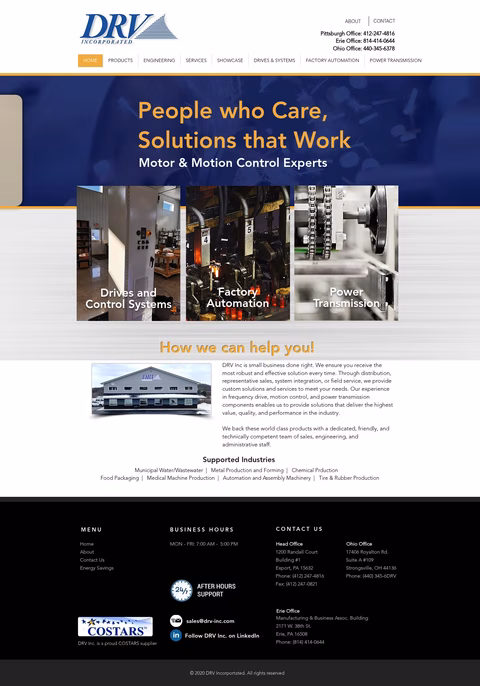 Drv-Inc Homepage 1440px