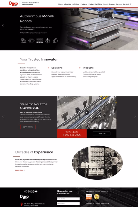 Dyco-Inc Homepage 1440px