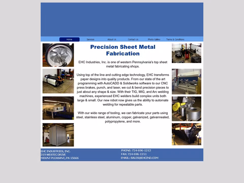 Ehc-Industries Homepage 1440px