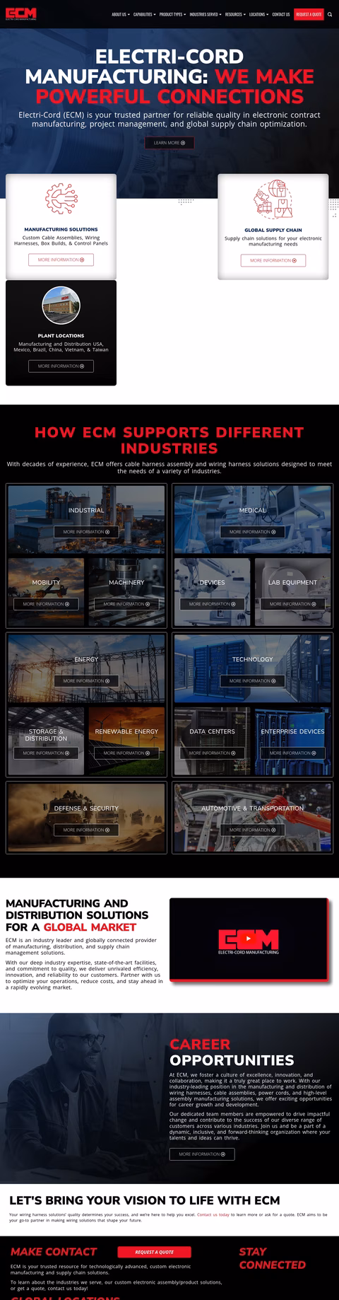 Electri-Cord-Manufacturing Homepage 1440px