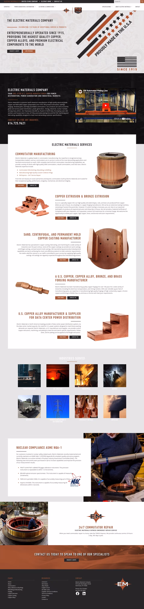 Electric-Materials-Company Homepage 1440px