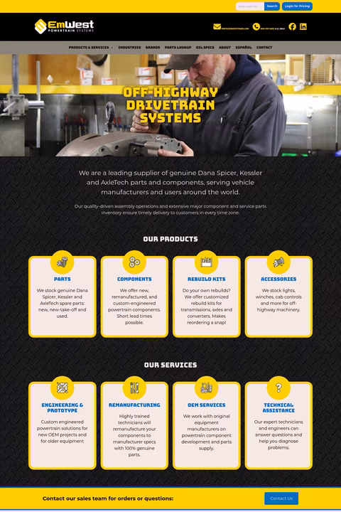 Emwest-Powertrain-Systems Homepage 1440px