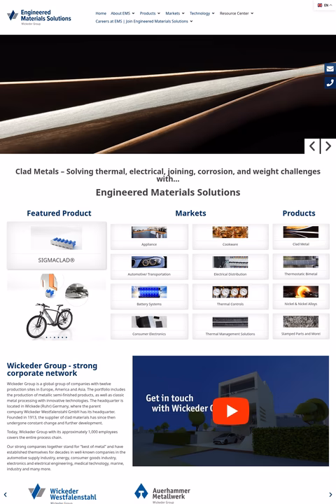 Engineered-Materials-Solutions Homepage 1440px