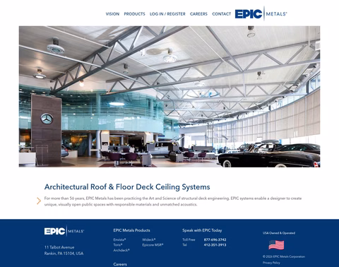 Epic-Metals Homepage 1440px