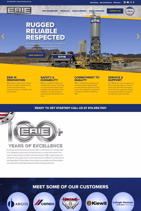 Erie-Strayer Homepage 1440px
