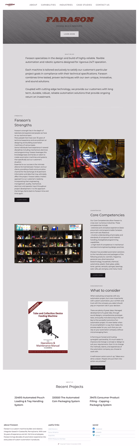 Farason Homepage 1440px