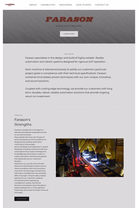 Farason Homepage 1440px