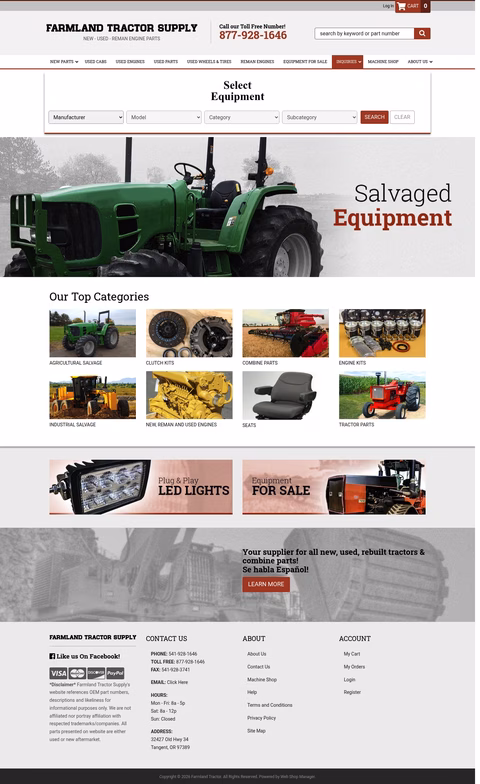 Farmland-Tractor Homepage 1440px
