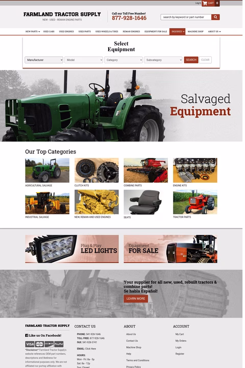 Farmland-Tractor Homepage 1440px