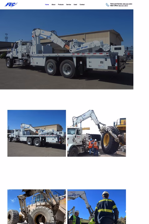 Fec-Trucks Homepage 1440px
