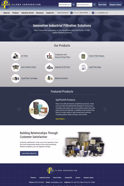 Filpro-Corporation Homepage 1440px
