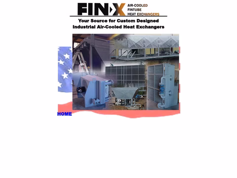 Fin-X Homepage 1440px