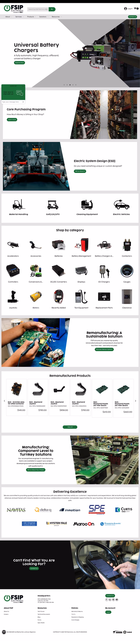 Flight-Systems-Industrial-Products Homepage 1440px