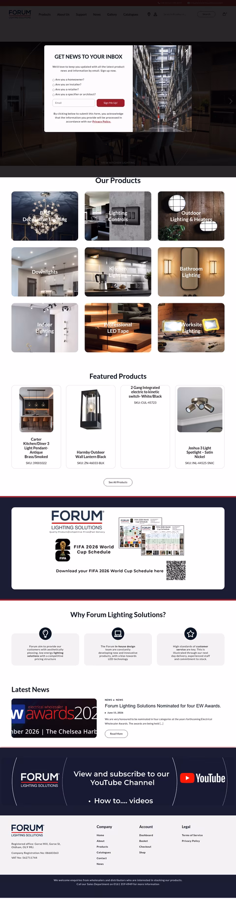 Forum-Lighting-Solutions Homepage 1440px
