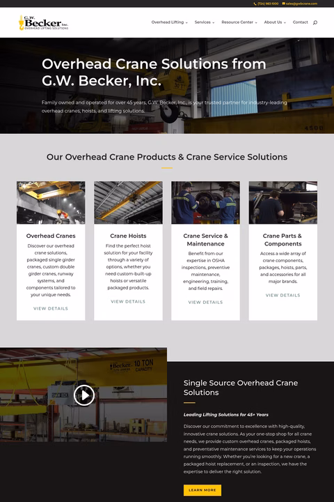 G-W-Becker-Inc Homepage 1440px