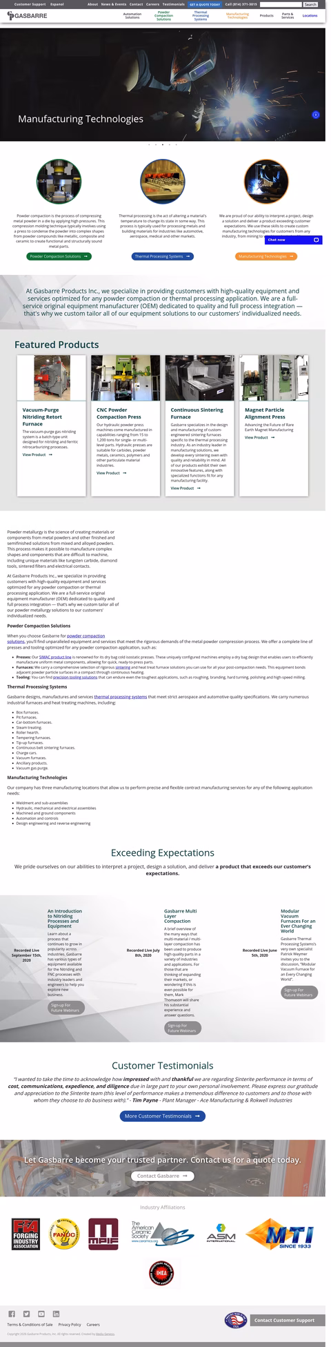 Gasbarre-Products Homepage 1440px