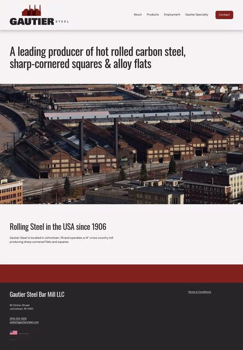 Gautier-Steel Homepage 1440px