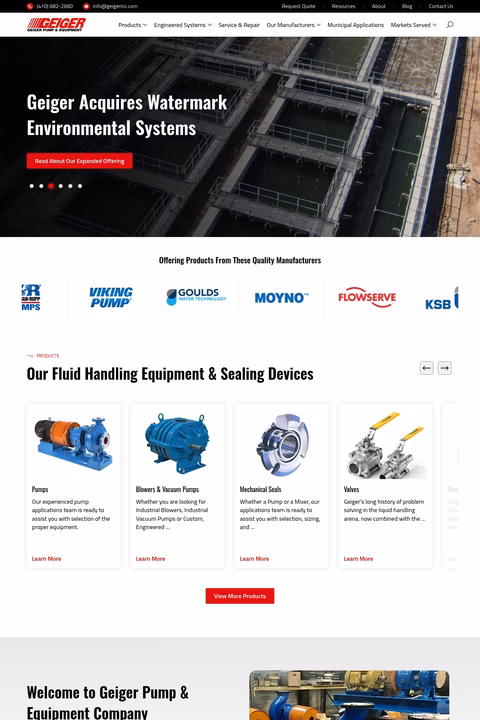 Geiger-Pump-Equipment Homepage 1440px