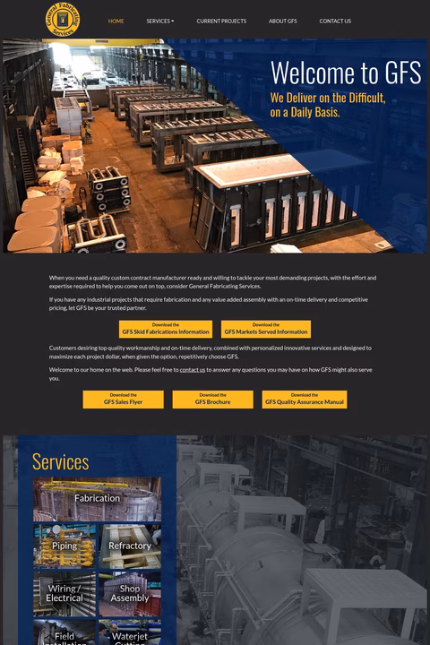 General-Fabricating-Services Homepage 1440px
