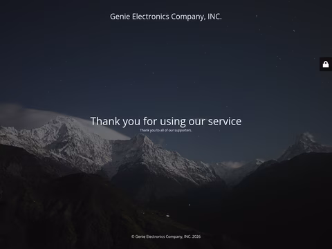 Genie-Electronics-Company Homepage 1440px